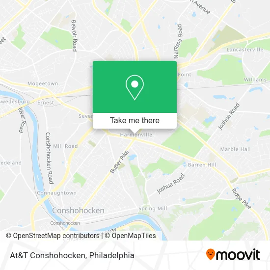 At&T Conshohocken map