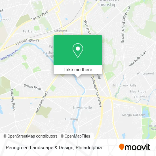Penngreen Landscape & Design map