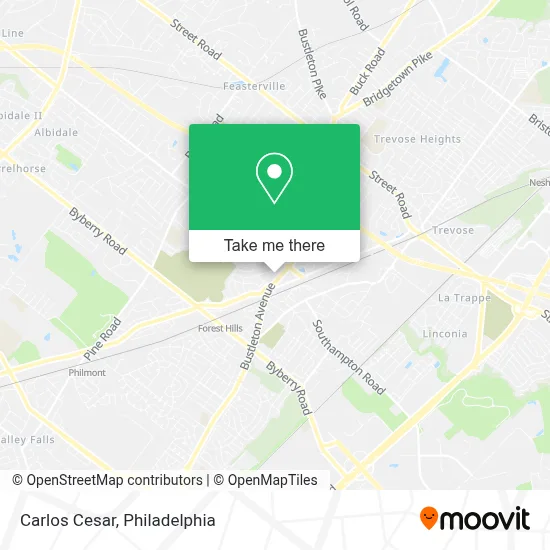 Carlos Cesar map