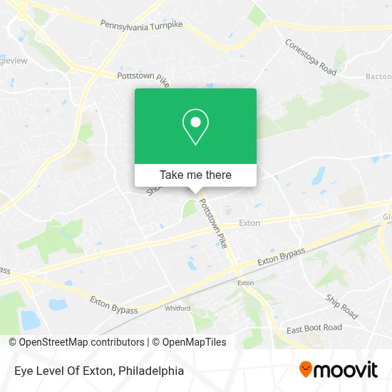 Eye Level Of Exton map
