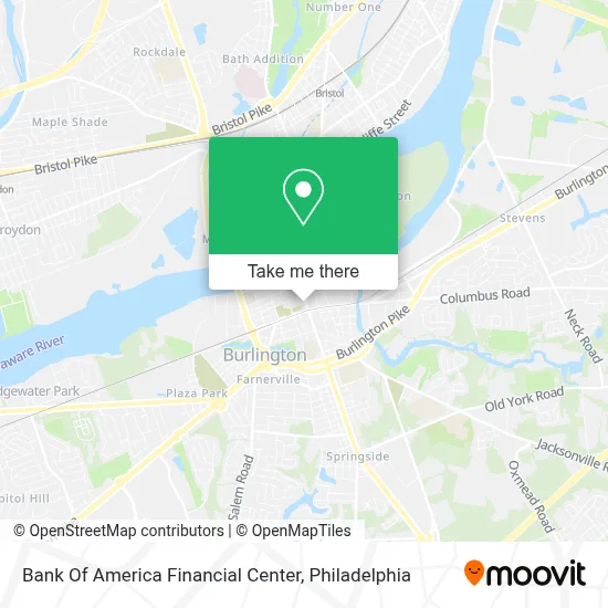 Bank Of America Financial Center map
