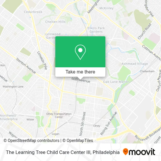 The Learning Tree Child Care Center III map