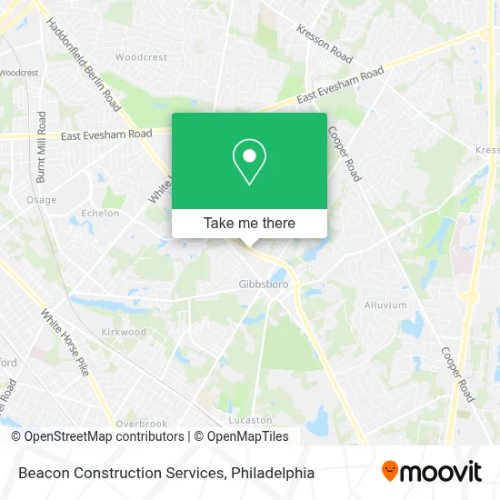 Beacon Construction Services map