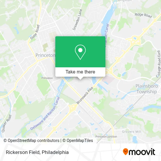 Rickerson Field map