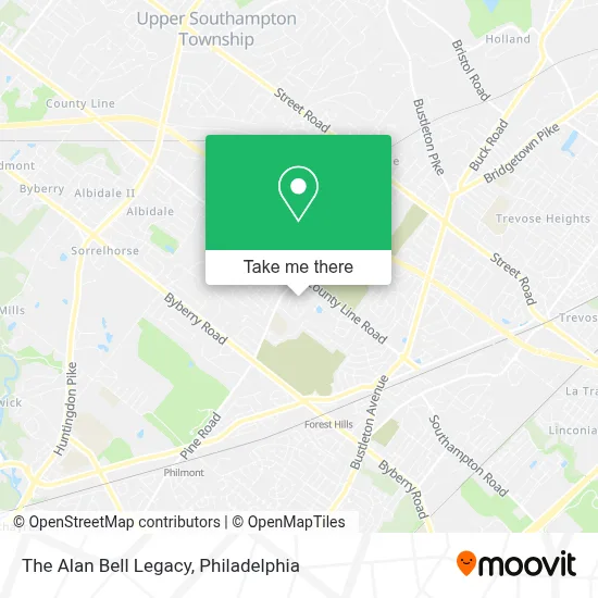 The Alan Bell Legacy map