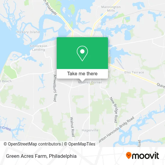 Green Acres Farm map