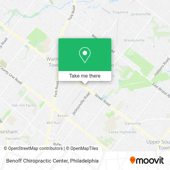 Benoff Chiropractic Center map