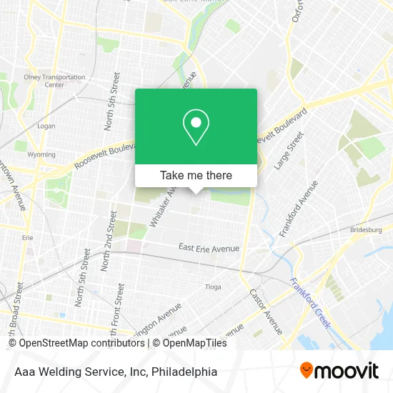 Aaa Welding Service, Inc map