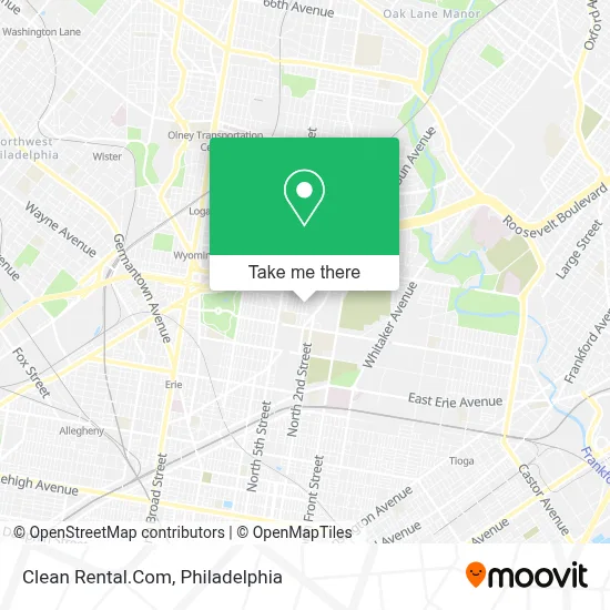 Clean Rental.Com map