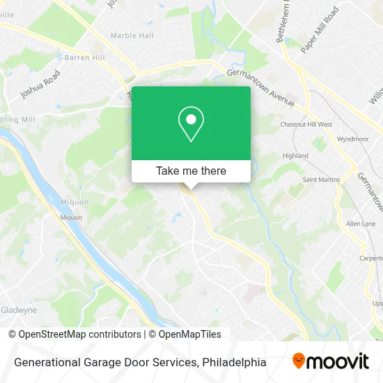 Generational Garage Door Services map