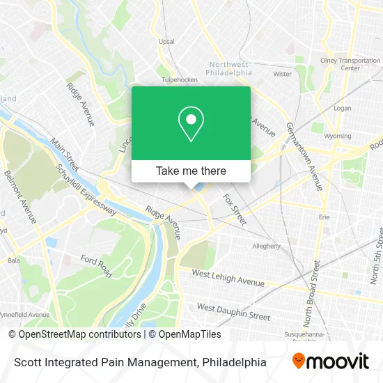 Scott Integrated Pain Management map