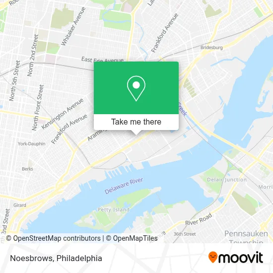 Noesbrows map