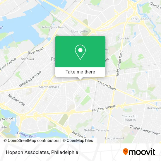 Hopson Associates map