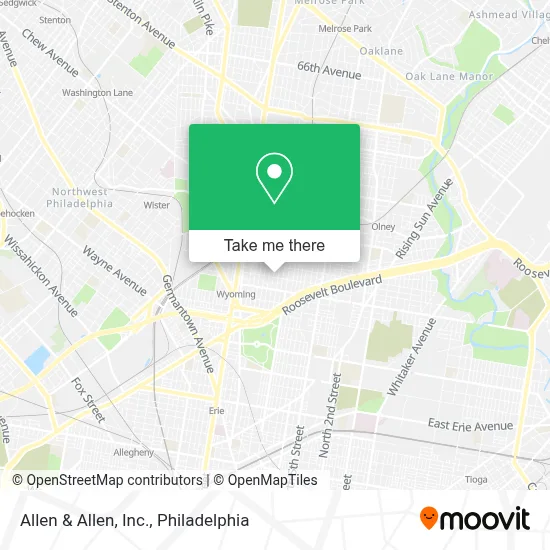 Allen & Allen, Inc. map