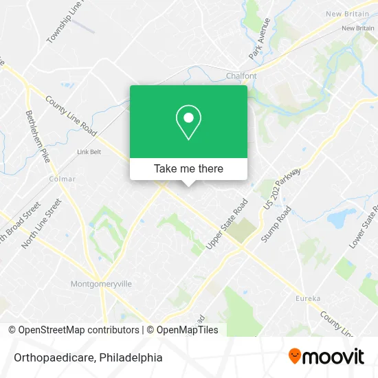 Orthopaedicare map