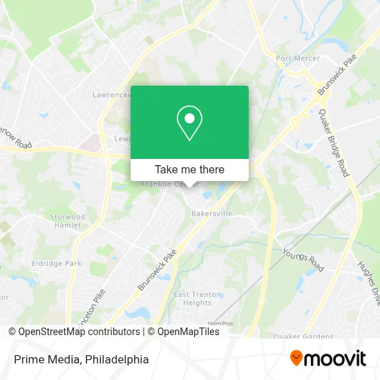 Prime Media map