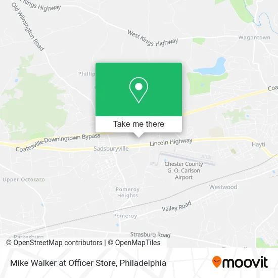 Mike Walker at Officer Store map