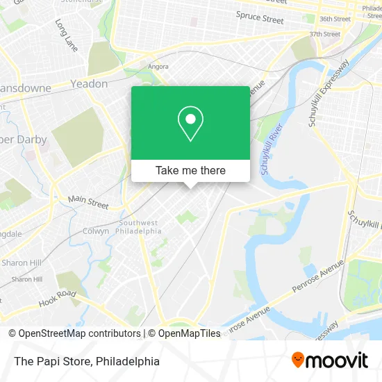 The Papi Store map