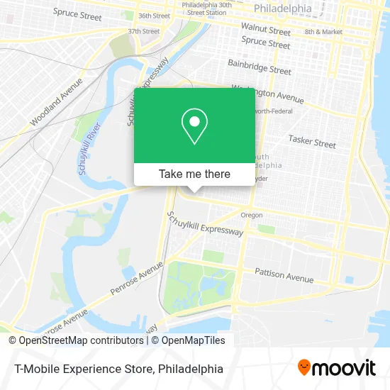 T-Mobile Experience Store map