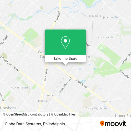 Globe Data Systems map