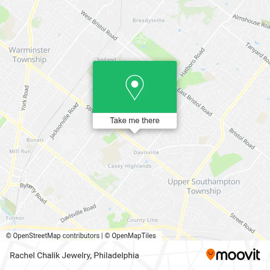 Rachel Chalik Jewelry map