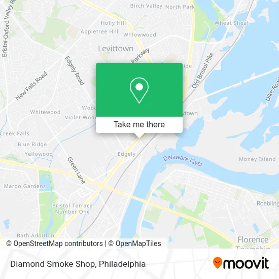 Diamond Smoke Shop map