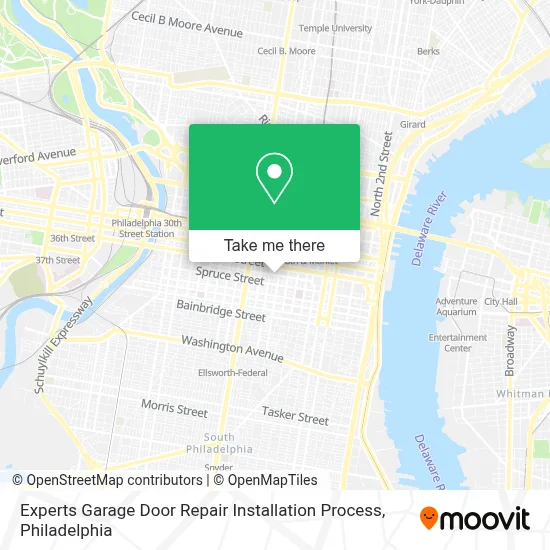 Experts Garage Door Repair Installation Process map