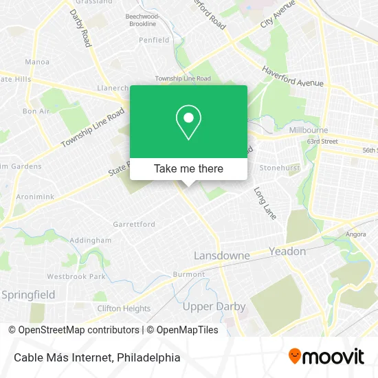 Cable Más Internet map