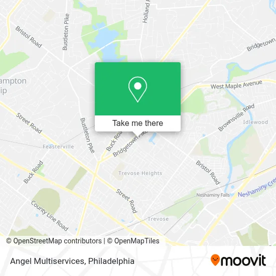 Angel Multiservices map