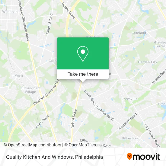 Quality Kitchen And Windows map