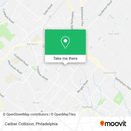 Caliber Collision map