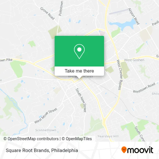 Square Root Brands map