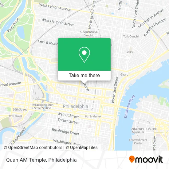 Quan AM Temple map