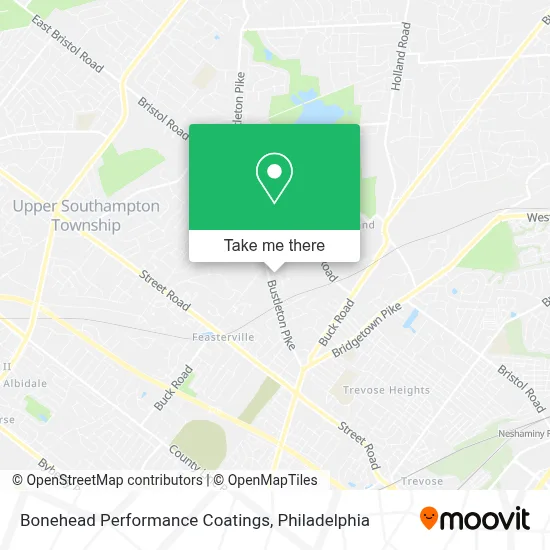 Bonehead Performance Coatings map