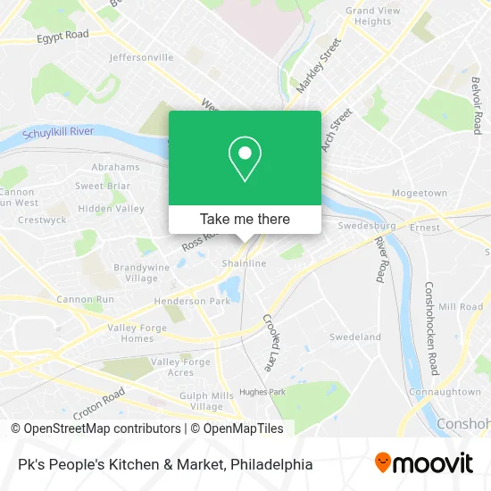 Pk's People's Kitchen & Market map