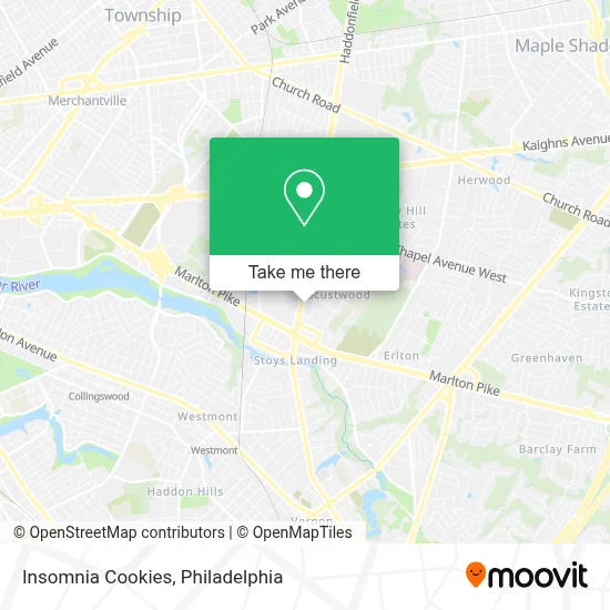 Insomnia Cookies map