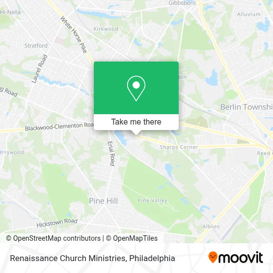 Renaissance Church Ministries map
