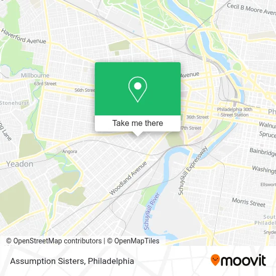 Assumption Sisters map