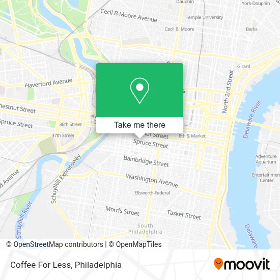 Coffee For Less map