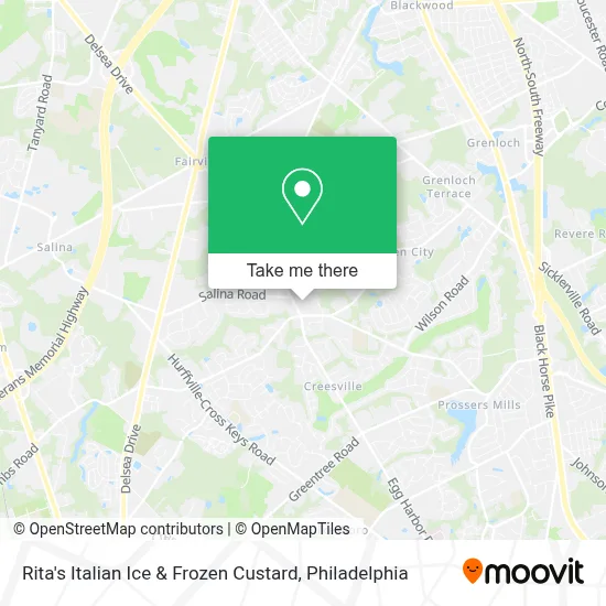Rita's Italian Ice & Frozen Custard map