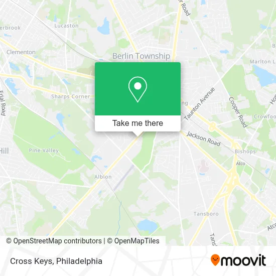 Cross Keys map