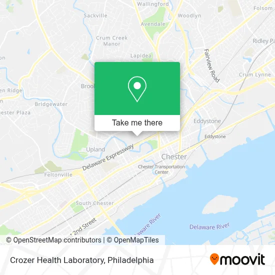 Crozer Health Laboratory map