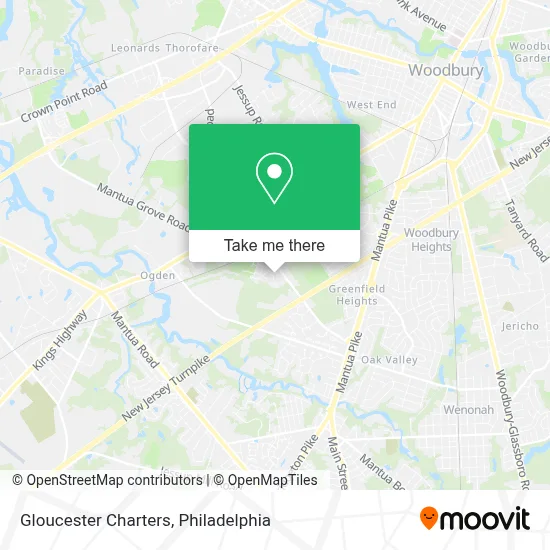 Gloucester Charters map