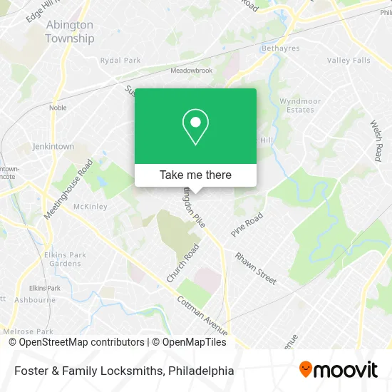Foster & Family Locksmiths map