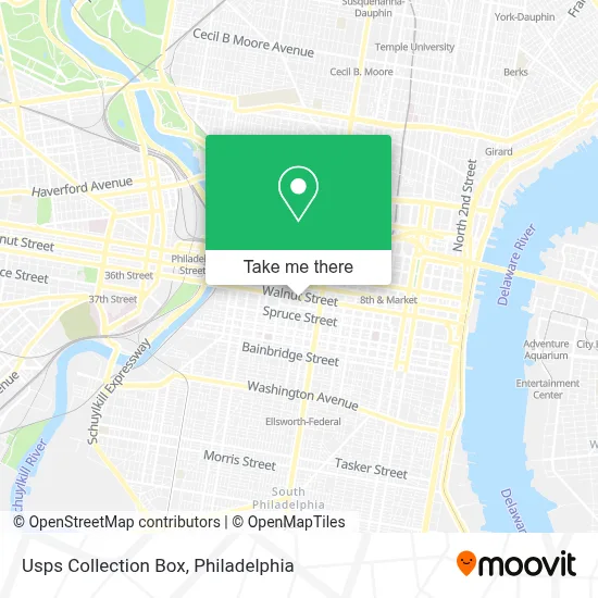 Usps Collection Box map