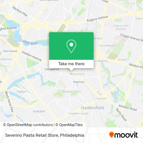 Severino Pasta Retail Store map
