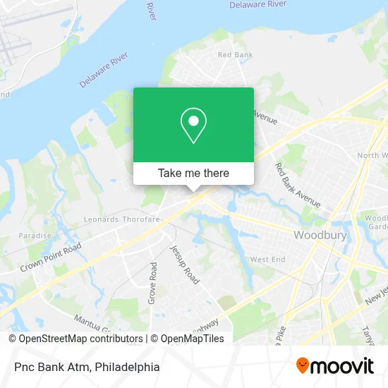 Pnc Bank Atm map