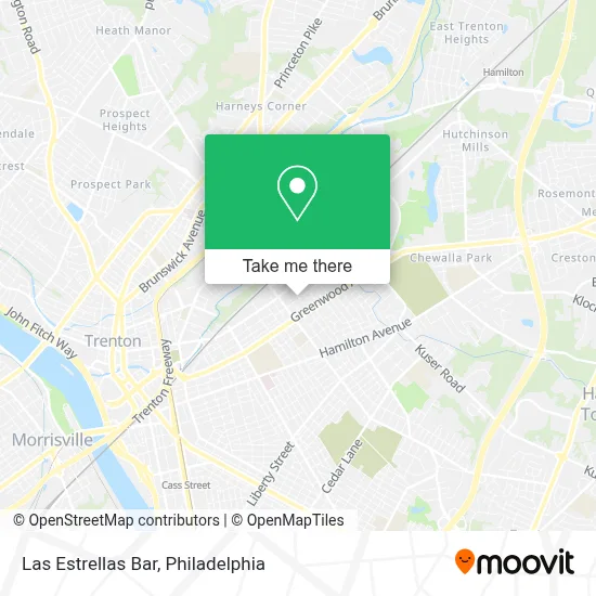 Las Estrellas Bar map