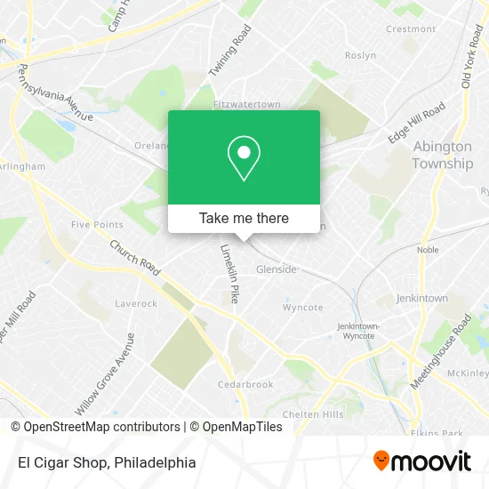 El Cigar Shop map