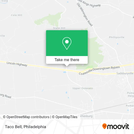 Taco Bell map